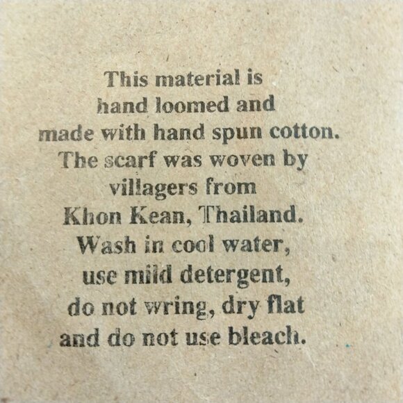 orange Scarf Fringe peach lightweight Women Hand Spun Cotton - Picture 7 of 7